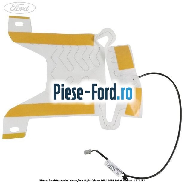 Sistem incalzire spatar scaun fata ST Ford Focus 2011-2014 2.0 ST 250 cai  #30158401E1