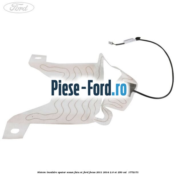 Sistem incalzire spatar scaun fata ST Ford Focus 2011-2014 2.0 ST 250 cai  #30158401E1