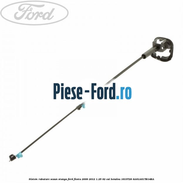 Sistem rabatare scaun stanga Ford Fiesta 2008-2012 1.25 82 cai benzina