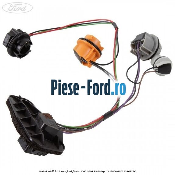 Sockel Rücklicht 3 Türen Ford Fiesta 2005-2008 1.3 60 HP #1368A4C818