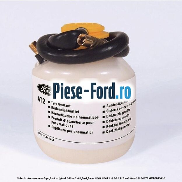 Solutie etansare anvelope Ford original 300 ml AT2 Ford Focus 2004-2007 1.8 TDCi 115 cai diesel #4951943A50