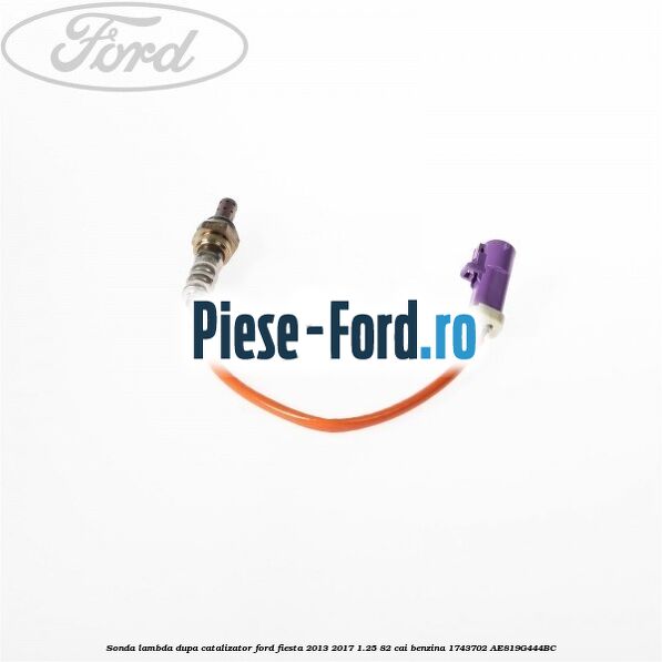 Clema metalica prindere sonda lambda pe catalizator Ford Fiesta 2013-2017 1.25 82 cai benzina