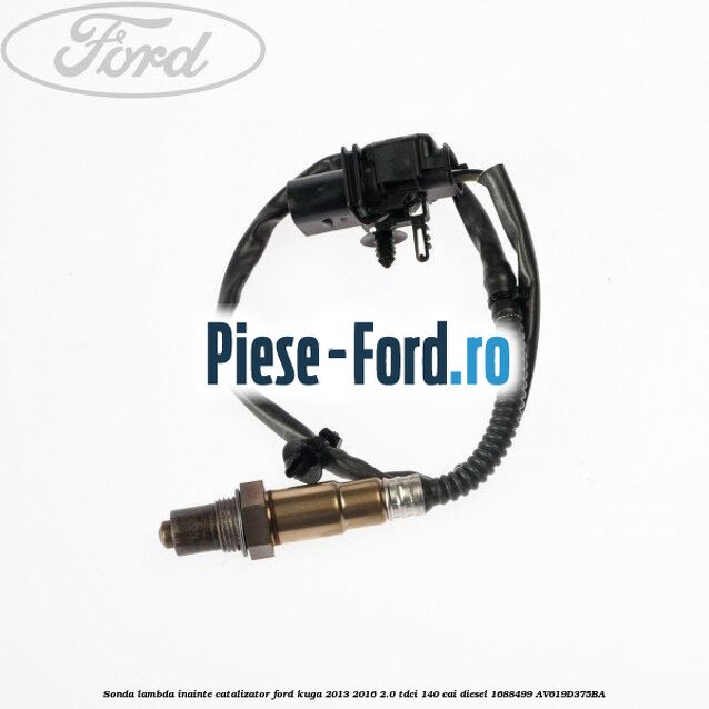 Senzor temperatura filtru particule spre fata Ford Kuga 2013-2016 2.0 TDCi 140 cai diesel