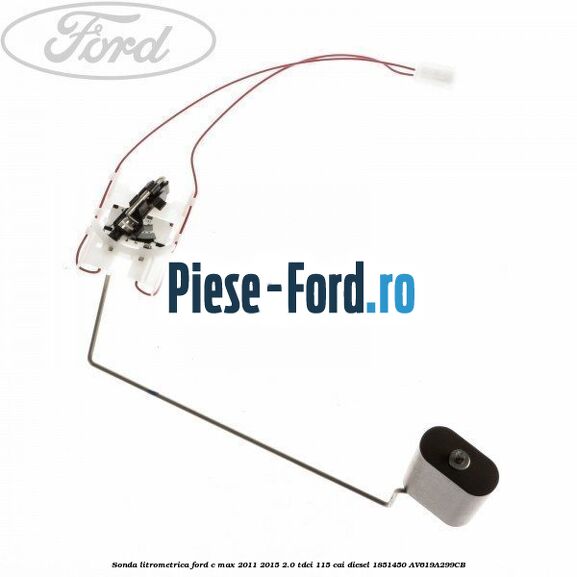 Piulita plastic pompa combustibil Ford C-Max 2011-2015 2.0 TDCi 115 cai diesel