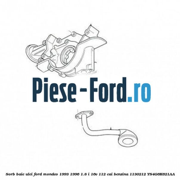 Saiba cupru fixare baie ulei Ford Mondeo 1993-1996 1.8 i 16V 112 cai benzina