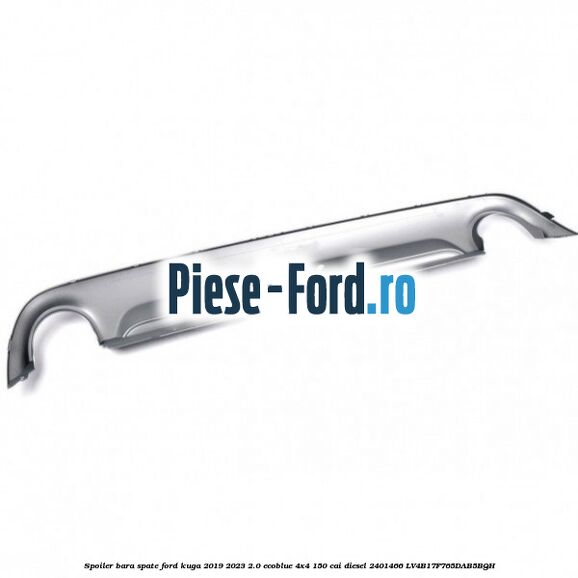 Spoiler bara spate Ford Kuga 2019-2023 2.0 EcoBlue 4x4 150 cai diesel #474184D45F