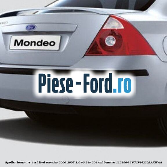 Protectie impotriva zgarieturilor bara din spate Ford Mondeo 2000-2007 3.0 V6 24V 204 cai benzina