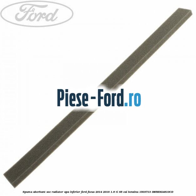 Spuma aborbant soc radiator apa inferior Ford Focus 2014-2018 1.6 Ti 85 cai benzina