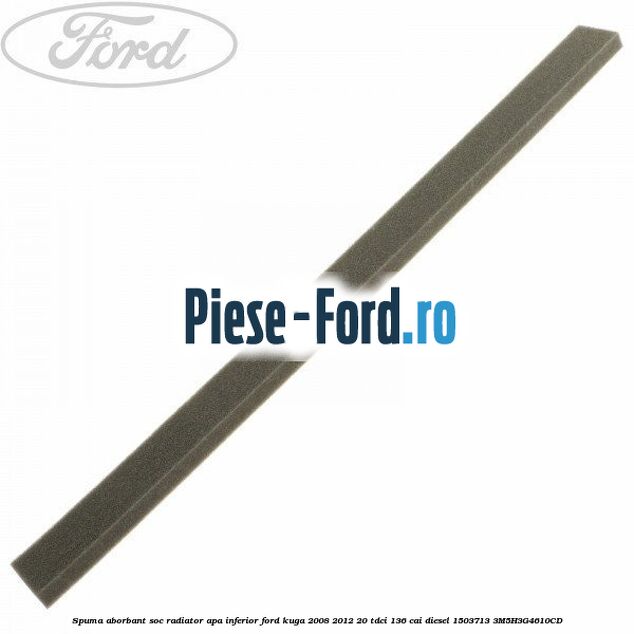 Spuma aborbant soc radiator apa inferior Ford Kuga 2008-2012 2.0 TDCi 136 cai #66FCEDC07D