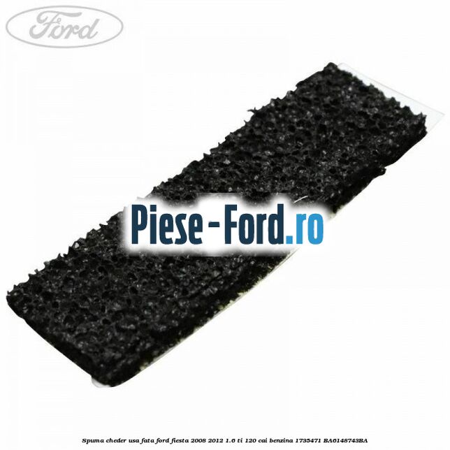 Piulita elastica prindere suport bara fata Ford Fiesta 2008-2012 1.6 Ti 120 cai benzina
