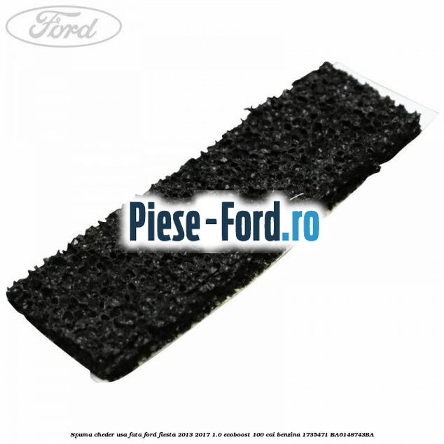 Piulita elastica prindere suport bara fata Ford Fiesta 2013-2017 1.0 EcoBoost 100 cai benzina