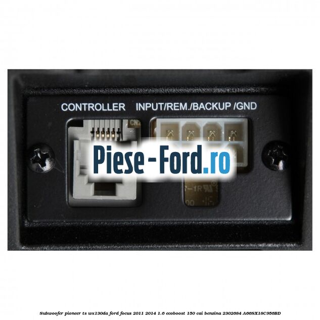 Subwoofer Pioneer TS-WX130DA Ford Focus 2011-2014 1.6 EcoBoost 150 cai benzina #03FDA45306