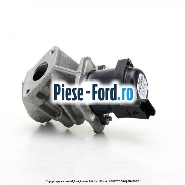Supapa EGR cu modul Ford Fusion 1.6 TDCi 90 cai  #BB5895607C