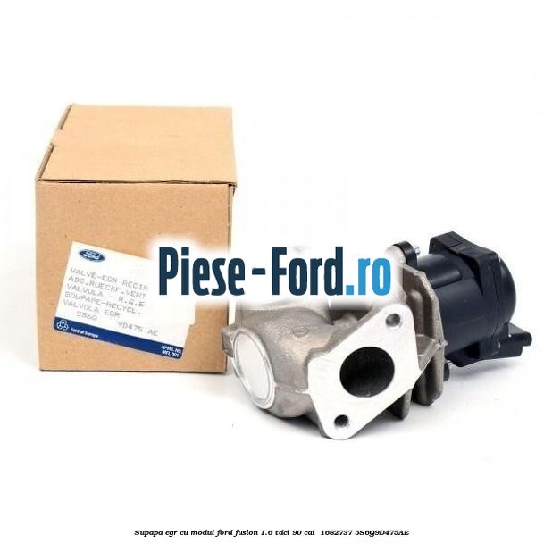 Supapa EGR cu modul Ford Fusion 1.6 TDCi 90 cai  #BB5895607C