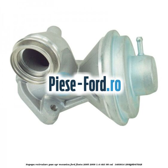 Supapa recirculare gaze EGR mecanica Ford Fiesta 2005-2008 1.4 TDCi 68 cai  #689478D382