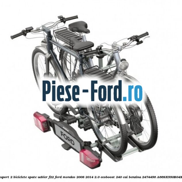 Suport 2 biciclete spate Uebler F22 Ford Mondeo 2008-2014 2.0 EcoBoost 240 cai benzina