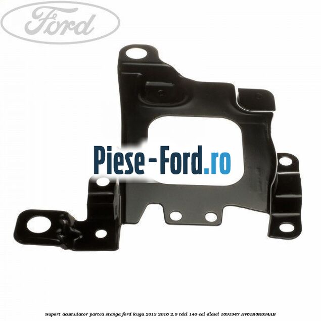 Suport acumulator partea stanga Ford Kuga 2013-2016 2.0 TDCi 140 cai diesel