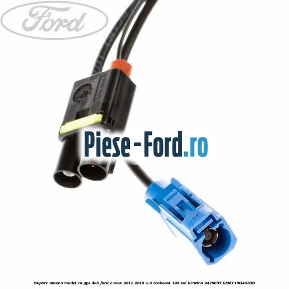 Suport antena, model cu GPS DAB Ford C-Max 2011-2015 1.0 EcoBoost 125 cai benzina #D81BD0FB39