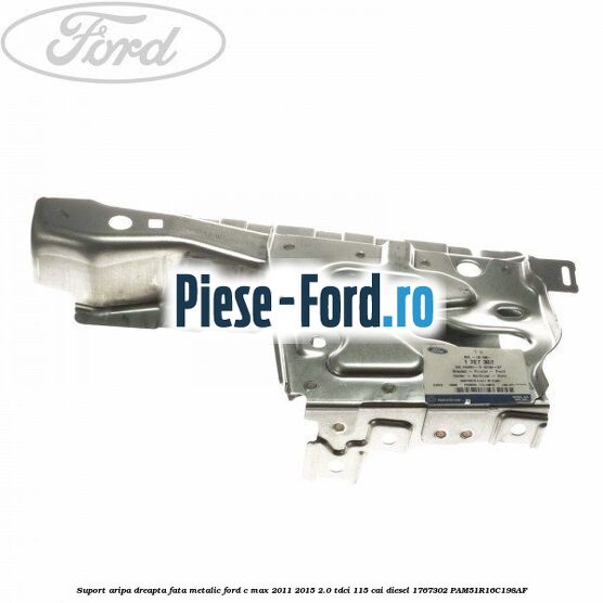 Suport aripa dreapta fata, metalic Ford C-Max 2011-2015 2.0 TDCi 115 cai diesel