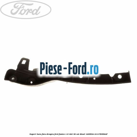 Rigidizare bara fata Ford Fusion 1.6 TDCi 90 cai diesel
