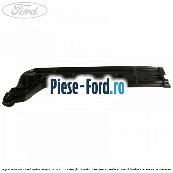 Rigidizare bara spate Ford Mondeo 2008-2014 2.0 EcoBoost 240 cai benzina