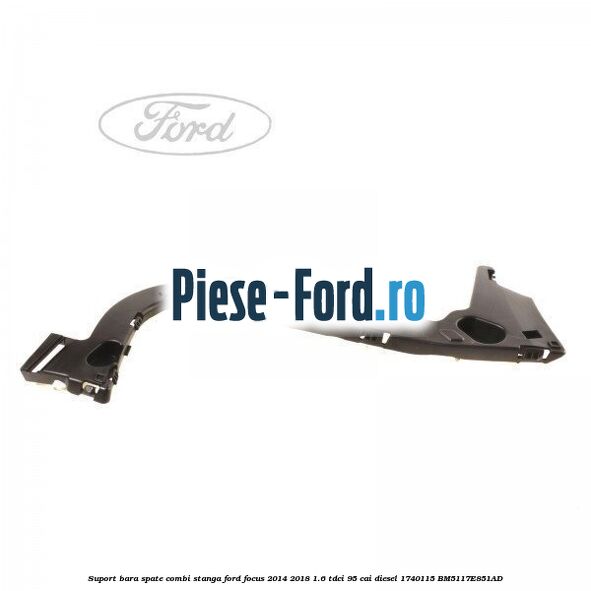 Suport bara spate combi stanga Ford Focus 2014-2018 1.6 TDCi 95 cai diesel