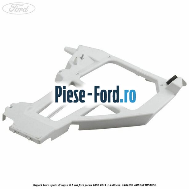 Suport bara spate dreapta 3/5 Usi Ford Focus 2008-2011 1.4 80 cai  #C73A10D965