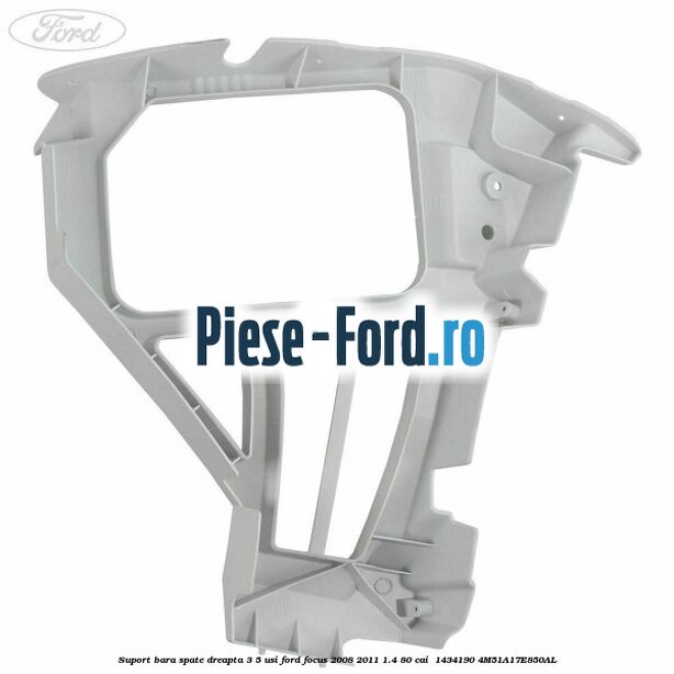 Suport bara spate dreapta 3/5 Usi Ford Focus 2008-2011 1.4 80 cai  #C73A10D965