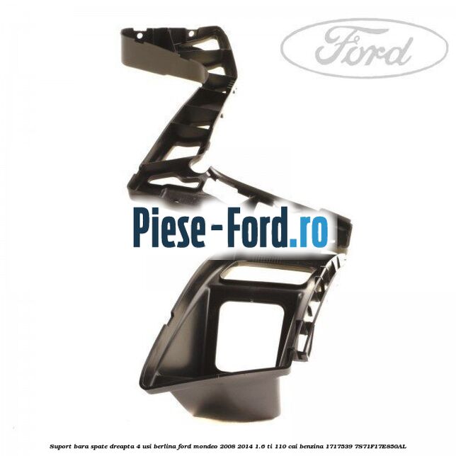 Suport bara spate dreapta 4 usi berlina Ford Mondeo 2008-2014 1.6 Ti 110 cai benzina #92F1623F09