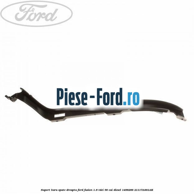 Suport bara spate centru Ford Fusion 1.6 TDCi 90 cai diesel
