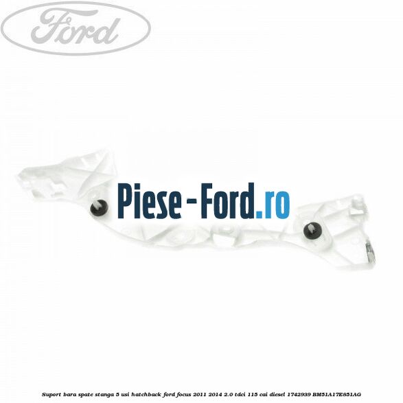 Suport bara spate dreapta combi Ford Focus 2011-2014 2.0 TDCi 115 cai diesel