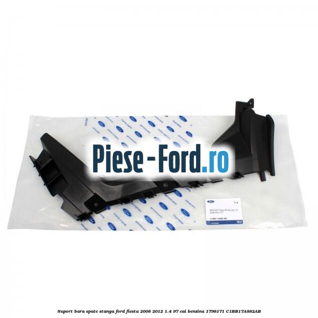 Suport bara spate stanga Ford Fiesta 2008-2012 1.4 97 cai benzina #3276118218