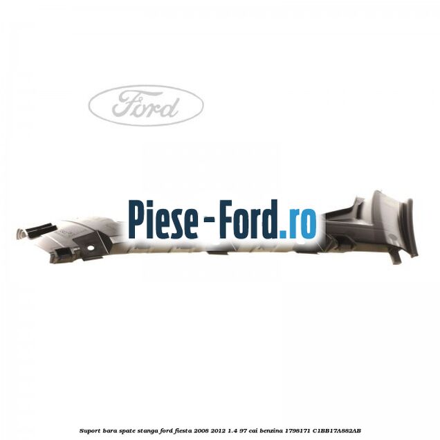 Suport bara spate stanga Ford Fiesta 2008-2012 1.4 97 cai benzina #3276118218