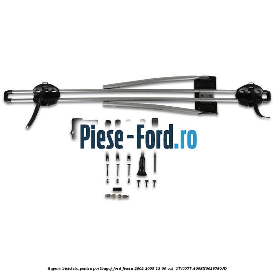 Suport bicicleta pentru portbagaj Ford Fiesta 2002-2005 1.3 60 cai #54E3F4479C