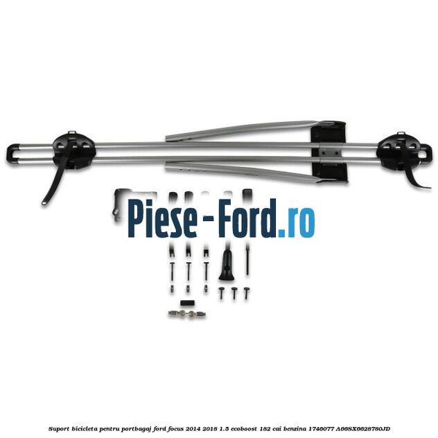 Suport bicicleta pentru portbagaj Ford Focus 2014-2018 1.5 EcoBoost 182 cai benzina