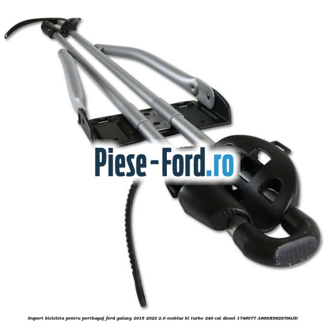 Suport bicicleta pentru portbagaj Ford Galaxy 2015-2023 2.0 EcoBlue Bi-Turbo 240 cai diesel #7B119FEC14