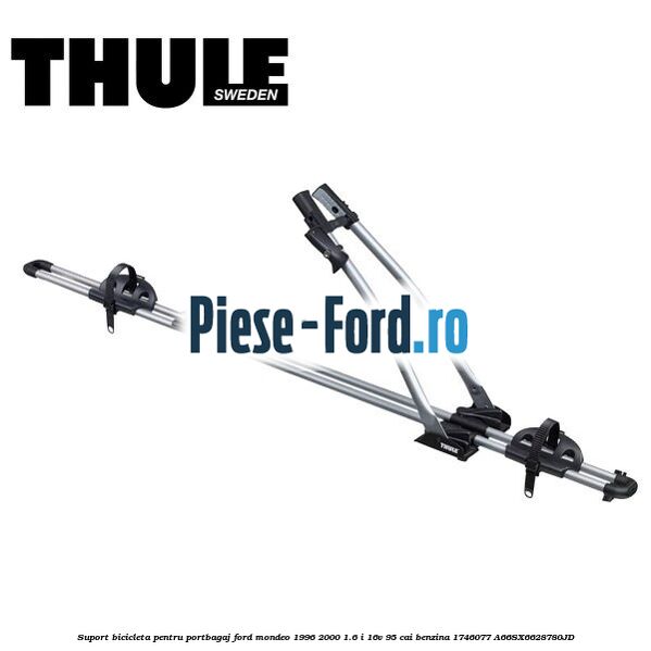 Suport bicicleta pentru portbagaj Ford Mondeo 1996-2000 1.6 i 16V 95 cai benzina #DB2555559E