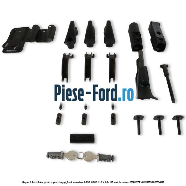 Suport bicicleta pentru portbagaj Ford Mondeo 1996-2000 1.6 i 16V 95 cai benzina #DB2555559E