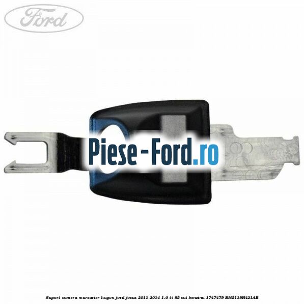 Suport bara spate, plastic, 5 usi hatchback Ford Focus 2011-2014 1.6 Ti 85 cai benzina