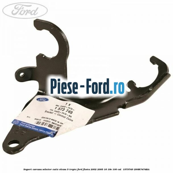 Suport carcasa selector cutie viteza 5 trepte Ford Fiesta 2002-2005 1.6 16V 100 cai #A8D221B20F