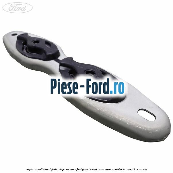 Suport catalizator inferior dupa 02/2012 Ford Grand C-Max 2016-2020 1.0 EcoBoost 125 cai #862CEEB660