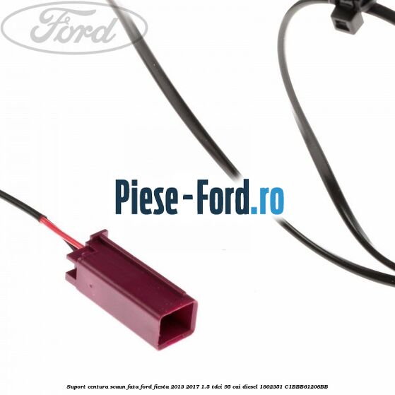 Suport centura scaun fata Ford Fiesta 2013-2017 1.5 TDCi 95 cai diesel