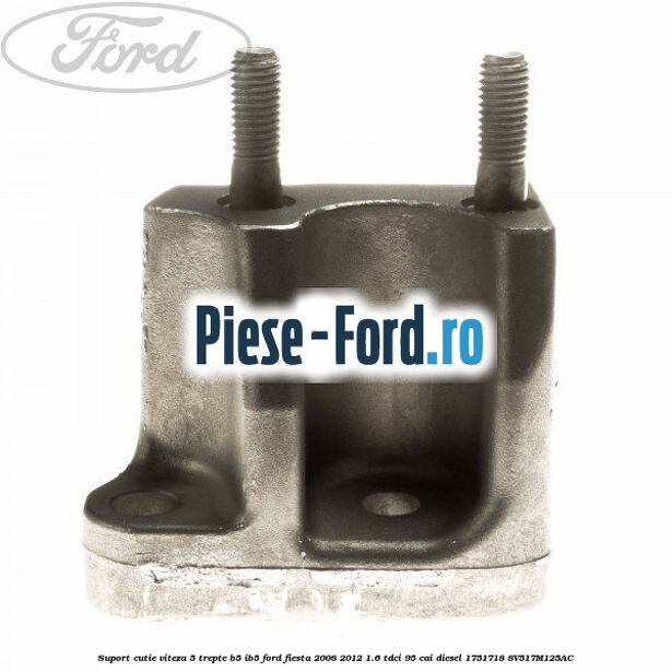 Prezon prindere tampon motor dreapta si suport alternator Ford Fiesta 2008-2012 1.6 TDCi 95 cai diesel