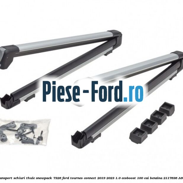 Suport de transport schiuri Thule SnowPack 7326 Ford Tourneo Connect 2019-2023 1.0 EcoBoost 100 cai benzina #4591B2326F