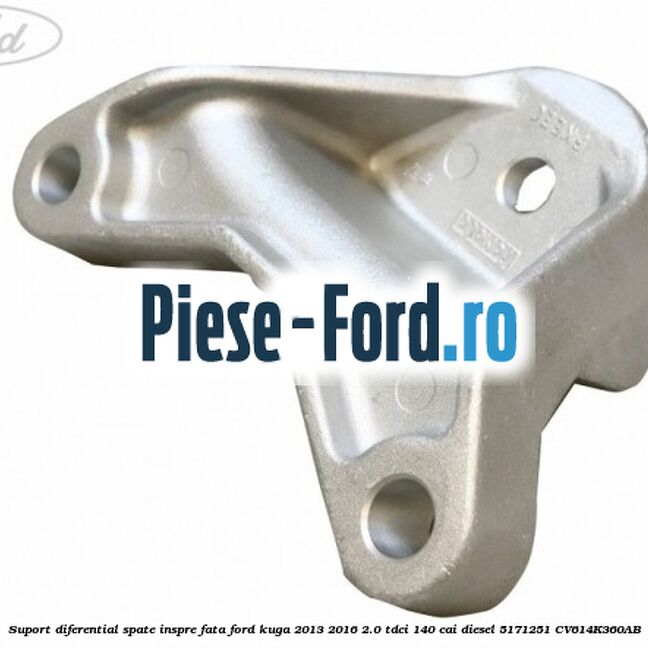 Brida fixare diferential, spate stanga Ford Kuga 2013-2016 2.0 TDCi 140 cai diesel