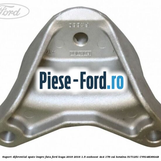 Suport diferential spate, inspre fata Ford Kuga 2016-2018 1.5 EcoBoost 4x4 176 cai benzina #C9FABBA21B