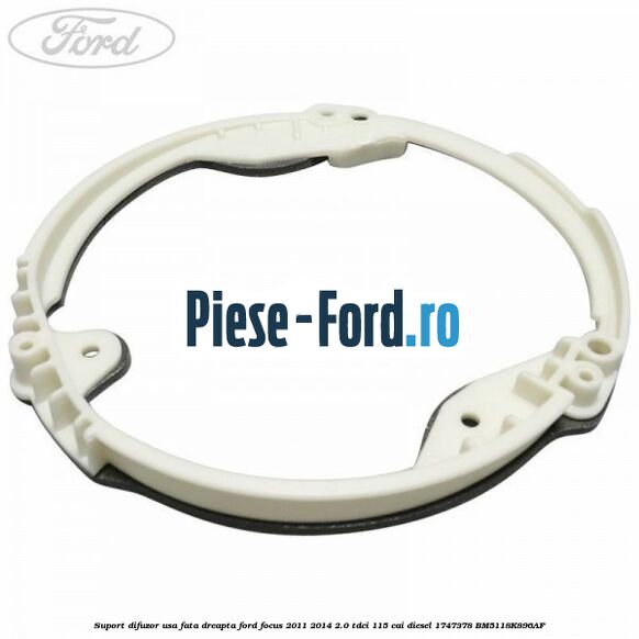 Suport difuzor usa fata dreapta Ford Focus 2011-2014 2.0 TDCi 115 cai diesel