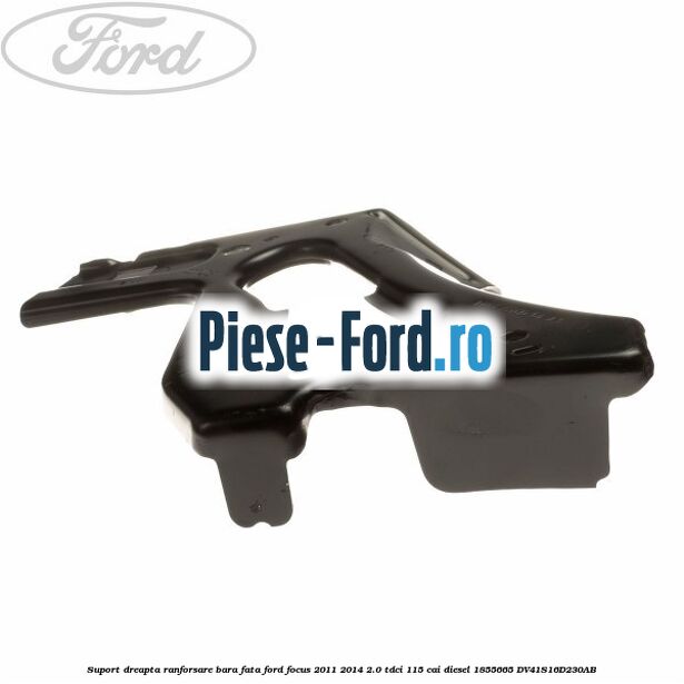 Suport dreapta legatura traversa inferioara radiator apa Ford Focus 2011-2014 2.0 TDCi 115 cai diesel