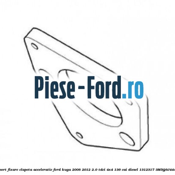 Suport fixare clapeta acceleratie Ford Kuga 2008-2012 2.0 TDCi 4x4 136 cai diesel