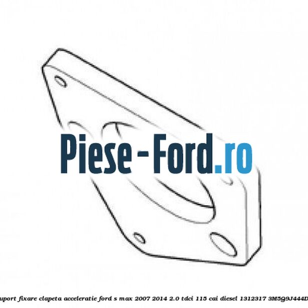 Suport fixare clapeta acceleratie Ford S-Max 2007-2014 2.0 TDCi 115 cai #F33554B4D4